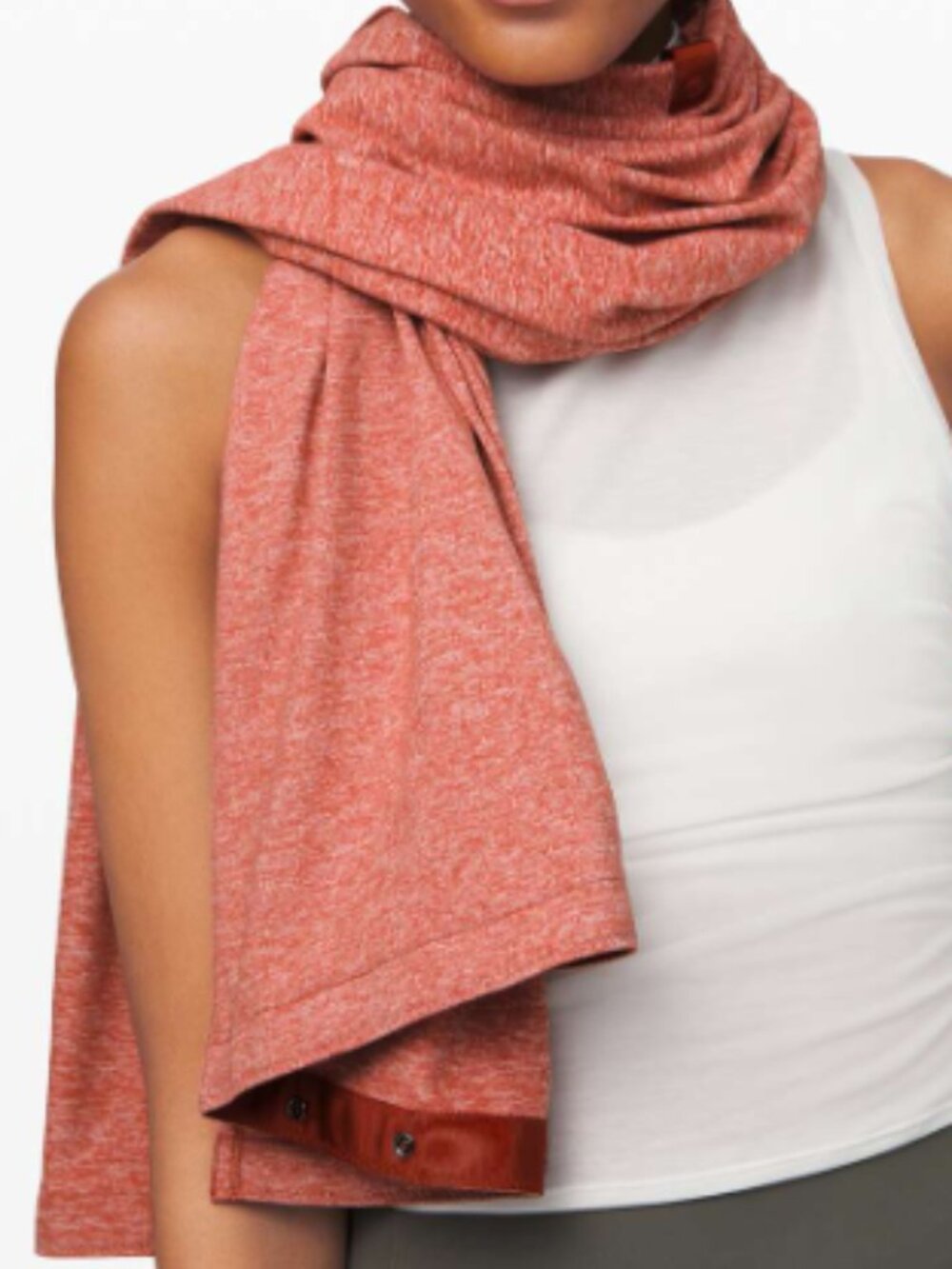Lululemon Vinyasa Scarf - heathered red